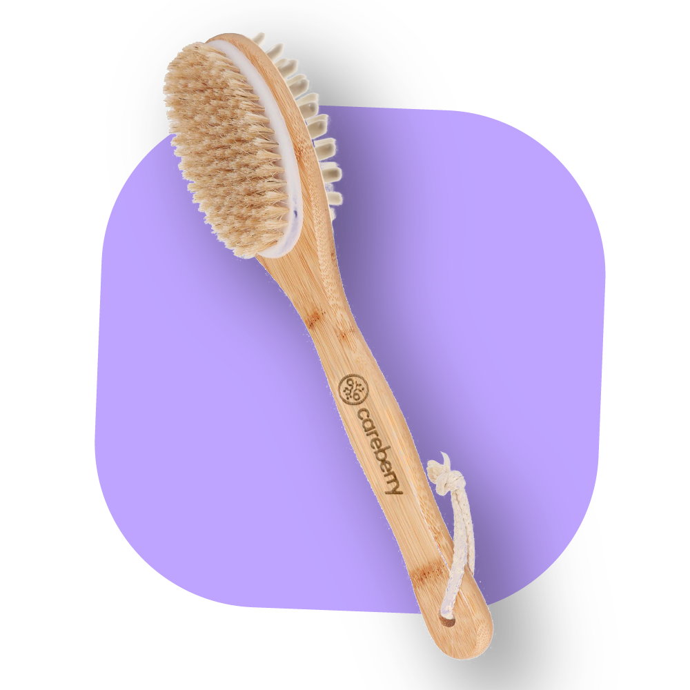 Careberry's Dual Action Bamboo Body Brush