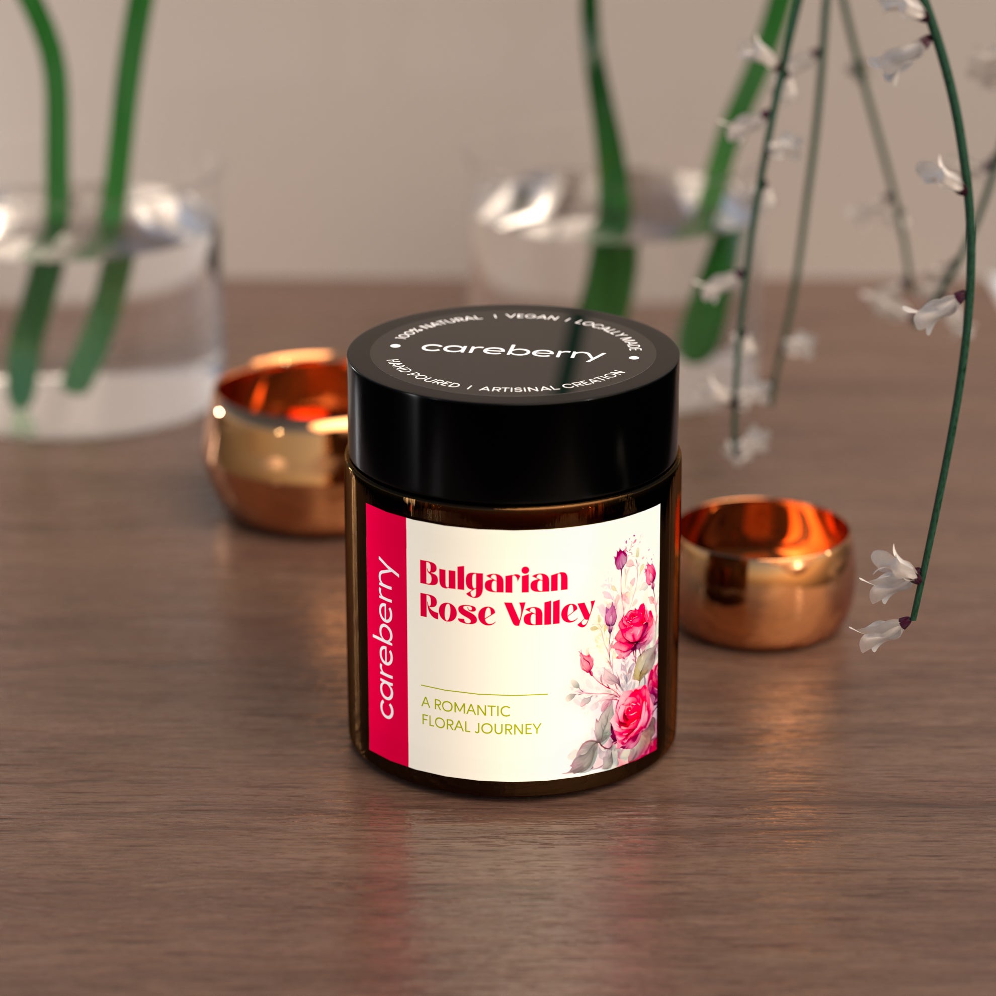 Bulgarian Rose Valley Candle 