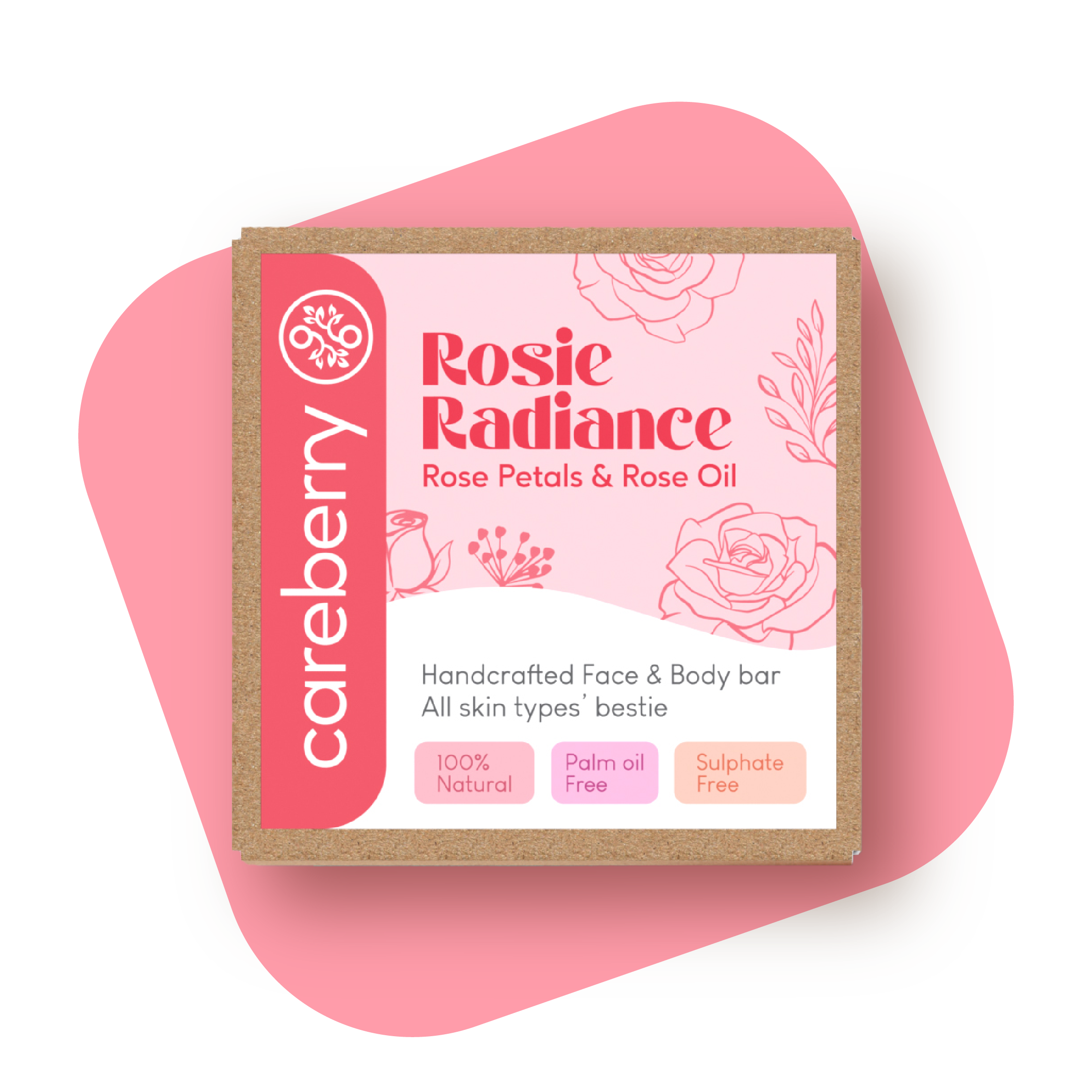 Rosy Radiance: Rose Petals & Rose Oil Face & Body Bar