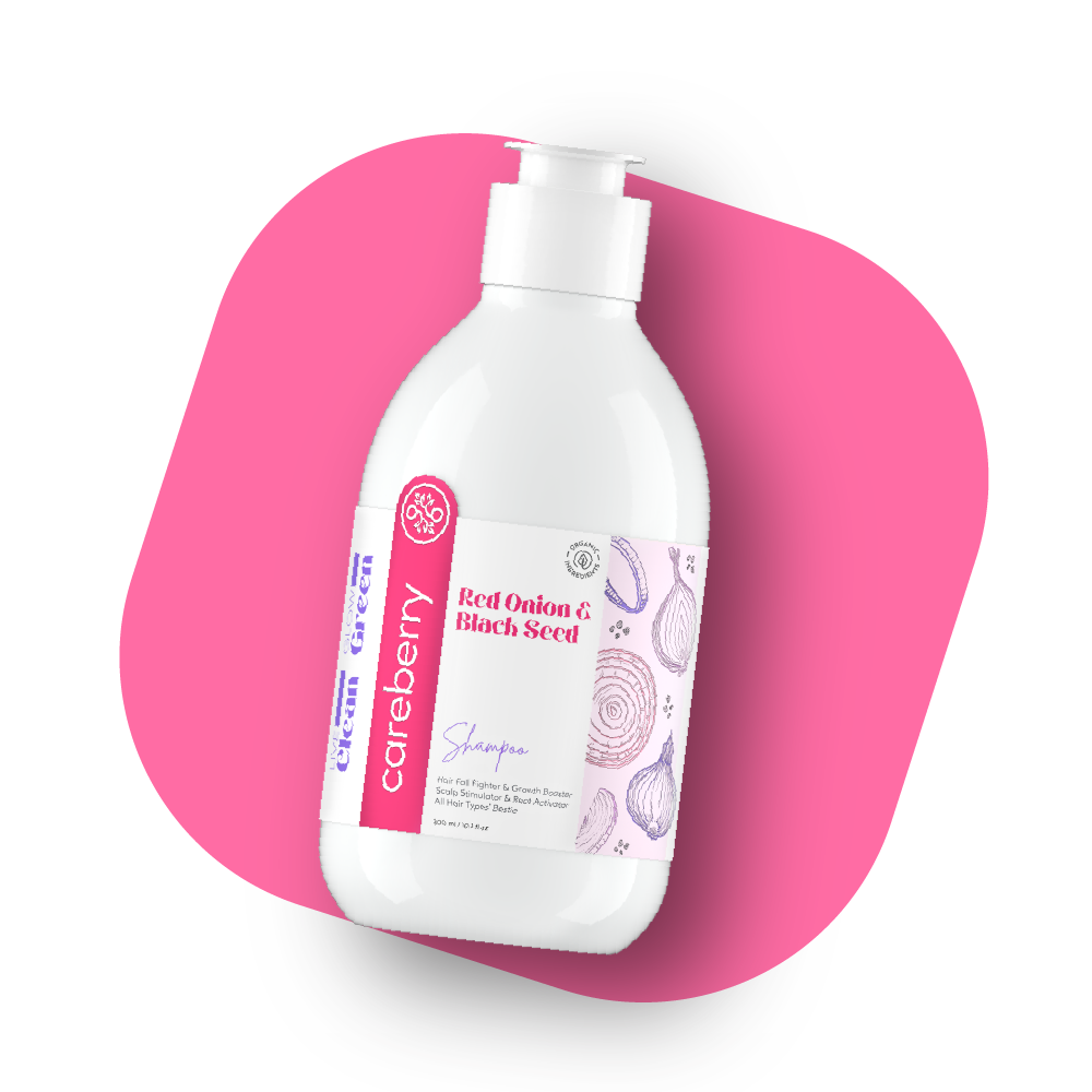 natural red onion hair cleanser sulphate & paraben free