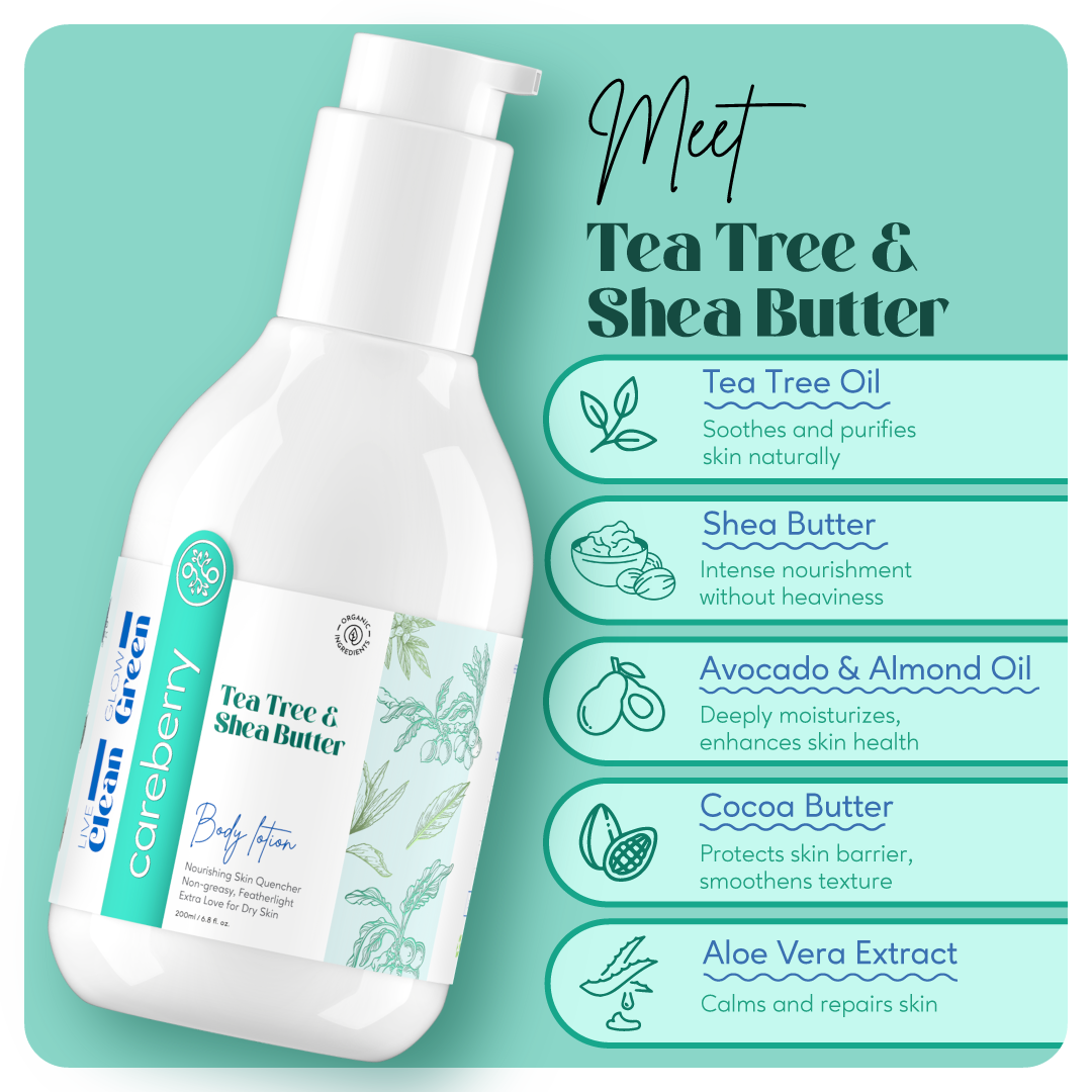 Skin Squad Essentials: Vanilla & Coconut, Hemp Seed & Ginseng, Tea Tree & Shea Butter Body Lotion Trio