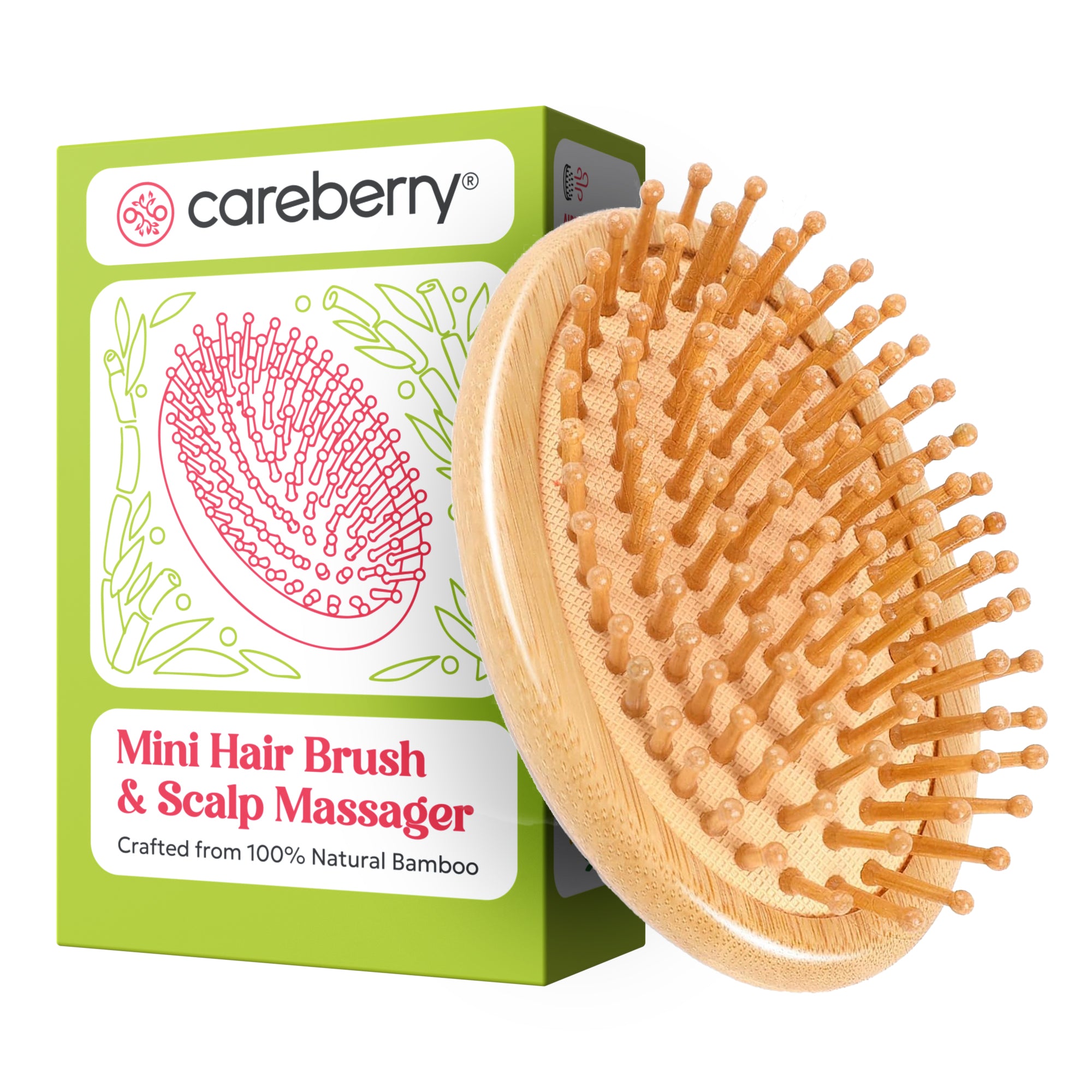 scalp massager and hair brush from careberry
