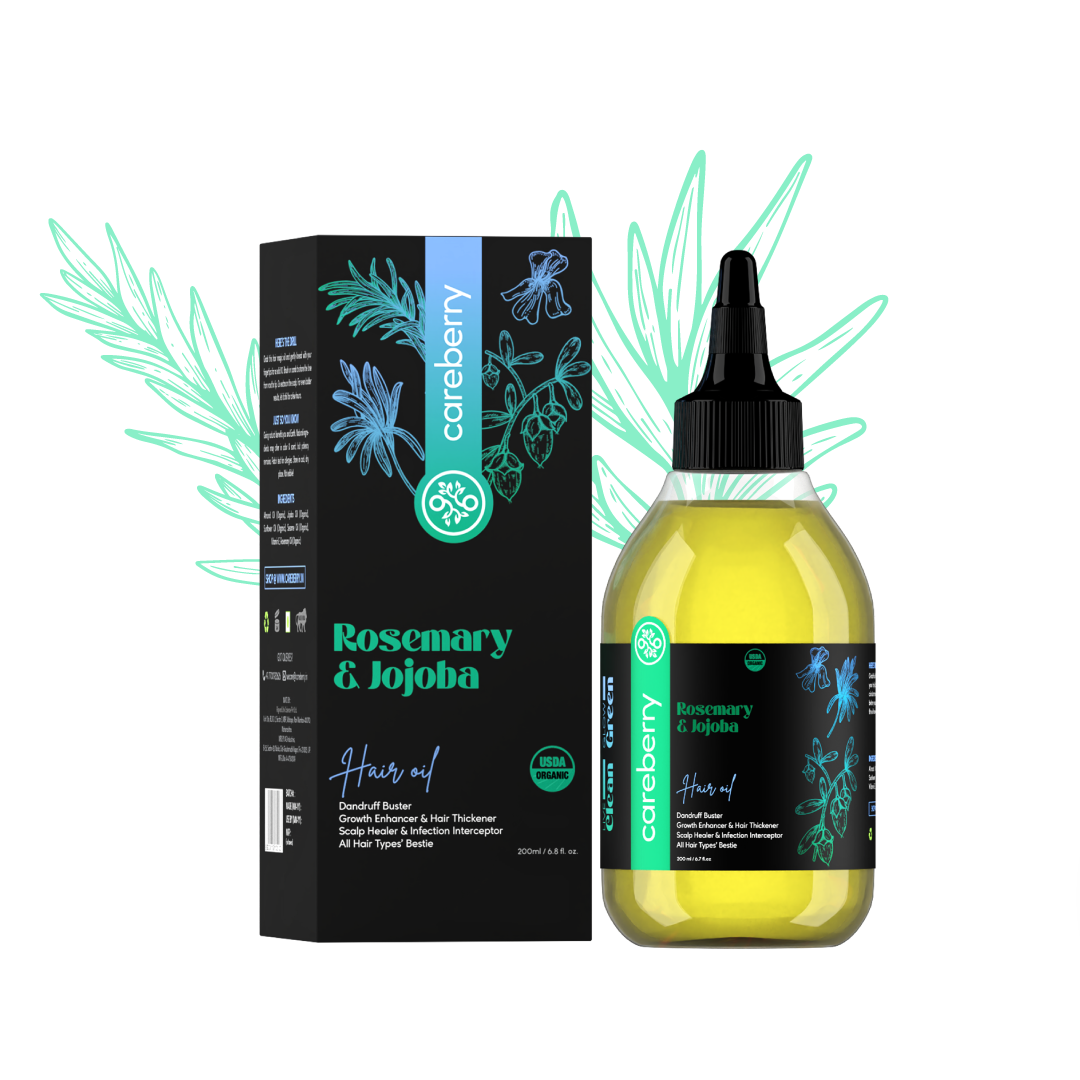 Organic Rosemary & Jojoba Anti Dandruff Hair Oil