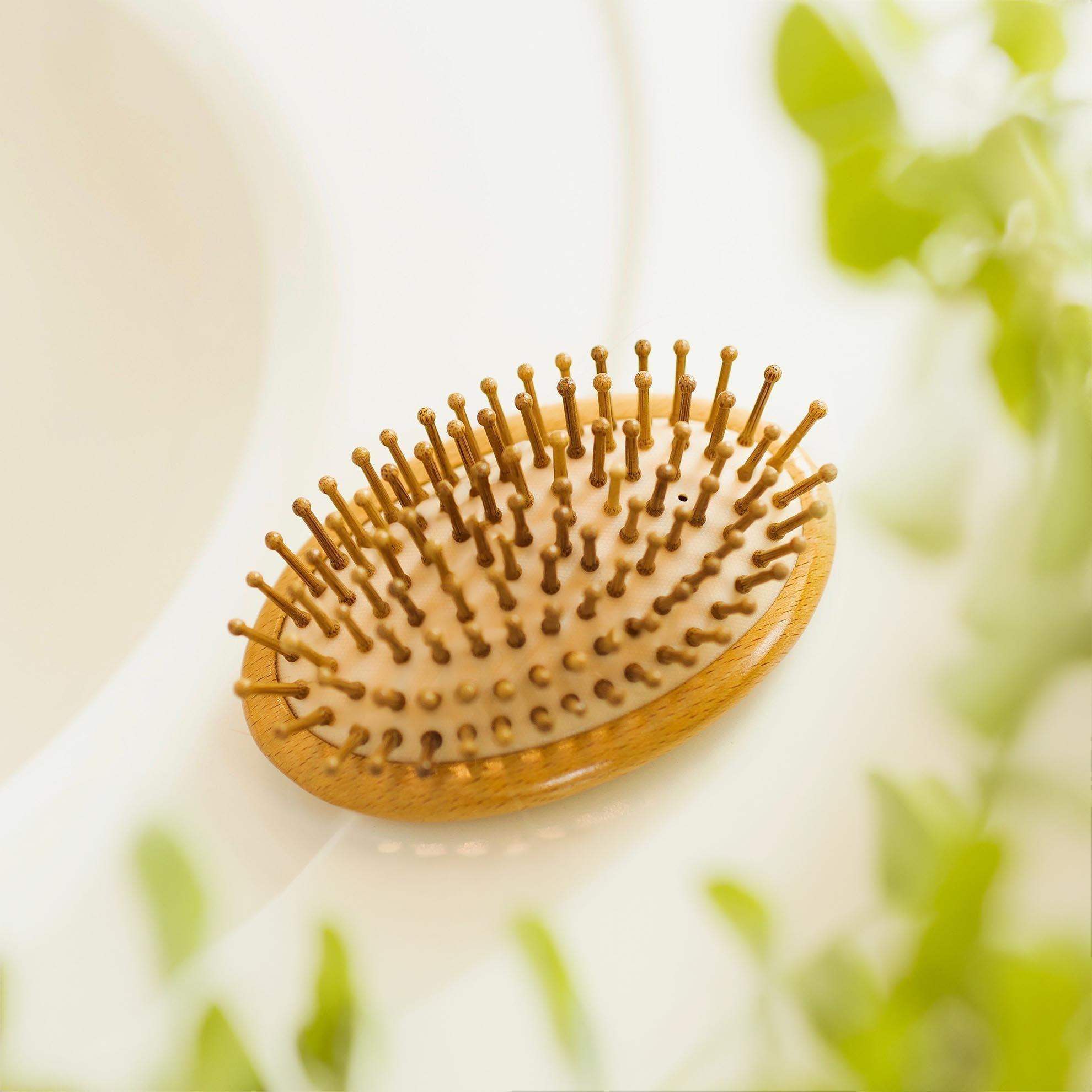 pocket-sized mini hair brush