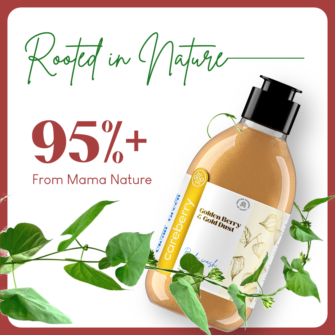 95% natural and most gentle body wash